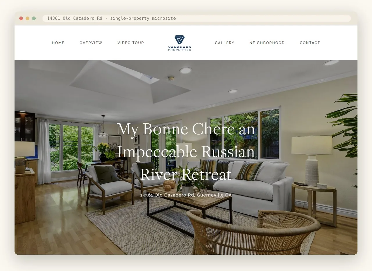 Listing Website Builder screenshot